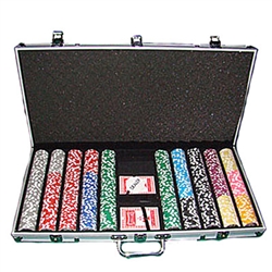 750 Black Diamond Poker Chip Set with Aluminum Case