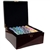 750 Black Diamond Poker Chip Set with Mahogany Case