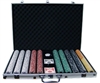 1,000 Coin Inlay Poker Chip Set with Aluminum Case