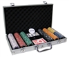 300 Coin Inlay Poker Chip Set with Aluminum Case
