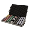 1,000 Diamond Suited Poker Chip Set with Rolling Case