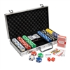 300 Diamond Suited Poker Chip Set with Aluminum Case