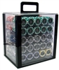 1,000 Eclipse Poker Chip Set with Acrylic Carrying Case