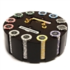 300 Eclipse Poker Chip Set with Wooden Carousel
