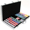 750 Hi Roller Poker Chip Set with Aluminum Case