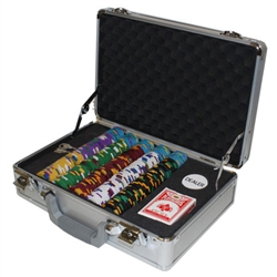 300 King's Casino Poker Chip Set with Claysmith Case