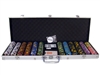 600 King's Casino Poker Chip Set with Aluminum Case