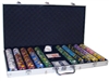750 King's Casino Poker Chip Set with Aluminum Case