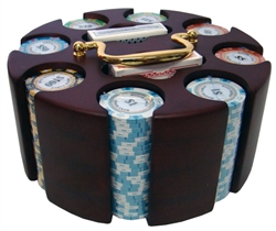 200 Monte Carlo Poker Chip Set with Carousel