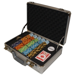 300 Monte Carlo Poker Chip Set with Claysmith Case