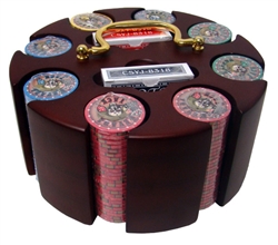200 Nevada Jack Poker Chip Set with Carousel