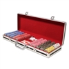 500 Nevada Jack Poker Chip Set with Black Aluminum Case