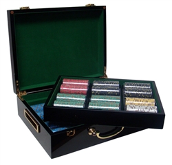 500 Nevada Jack Poker Chip Set with Hi Gloss Case