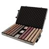1,000 Nile Club Poker Chip Set with Rolling Case