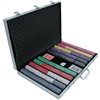 1,000 Scroll Poker Chip Set with Aluminum Case 