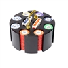 200 Scroll Poker Chip Set with Carousel