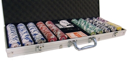 500 Tournament Pro Poker Chip Set with Aluminum Case