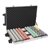1,000 Ultimate Poker Chip Set with Rolling Case