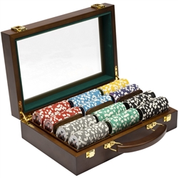 300 Ultimate Poker Chip Set with Walnut Case