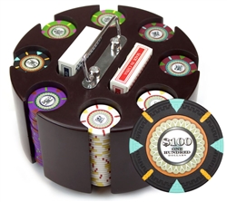 200 'The Mint' Poker Chip Set with Carousel