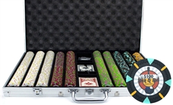 1,000 'Rock & Roll' Poker Chip Set with Aluminum Case