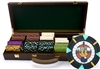 500 'Rock & Roll' Poker Chip Set with Walnut Case
