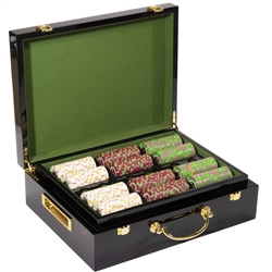 500 'Rock & Roll' Poker Chip Set with Hi Gloss Case