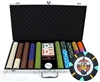 600 'Rock & Roll' Poker Chip Set with Aluminum Case