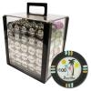1,000 Desert Heat Poker Chip Set with Acrylic Carrying Case