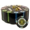 300 Gold Rush Poker Chip Set with Wooden Carousel