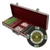 500 Gold Rush Poker Chip Set with Black Aluminum Case