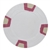 Double Trapezoid Poker Chips - White