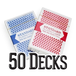 50 Decks of Wide Size, Jumbo Index Playing Cards
