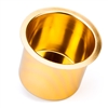 Jumbo Gold Aluminum Drop In Cup Holder