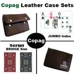 Copag Script Bridge Jumbo Leather Case