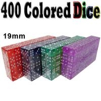 400 19mm Dice -100 Red, Blue, Green, and Purple