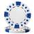 Diamond Suited Poker Chips - White