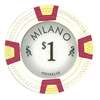Milano Clay Poker Chips - $1
