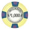 Milano Clay Poker Chips - $1000