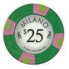 Milano Clay Poker Chips - $25