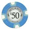 Milano Clay Poker Chips - $50