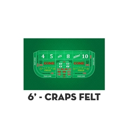 6' Craps Layout