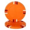 12 Stripe Poker Chips - Orange