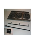 #238FD Soft Coal Shaker Grate w/Spinner Knob Fire Door