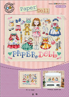 SO-3126 Paper Doll Cross Stitch Chart