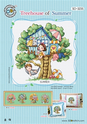 SO-3235 Treehouse of Summer Cross Stitch Chart