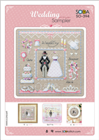 SO-394 Wedding Sampler Cross Stitch Chart