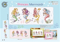 SO-G107 Princess Mermaids Cross Stitch Chart