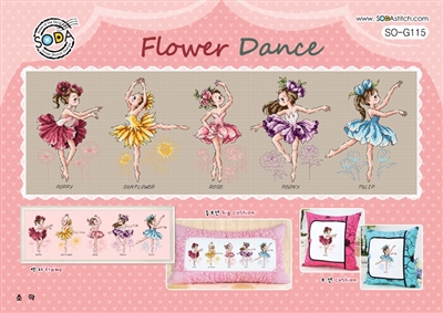 SO-G115 Flower Dance Cross Stitch Chart