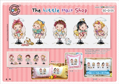 SO-G125 The Little Hair Shop Cross Stitch Chart
